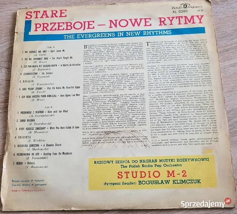 Stare przeboje nowe rytmy Studio M2 płyta kujawsko-pomorskie Chełmno