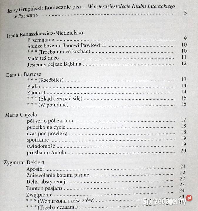 Na końcu świata albo języka Antologia Pozostałe sprzedam