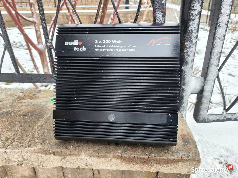 Wzmacniacz samochodowy 2 kanałowy Audiotech