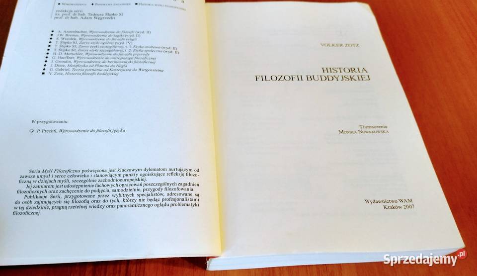 Historia filozofii buddyjskiej Volker Zotz Myśl Gdańsk
