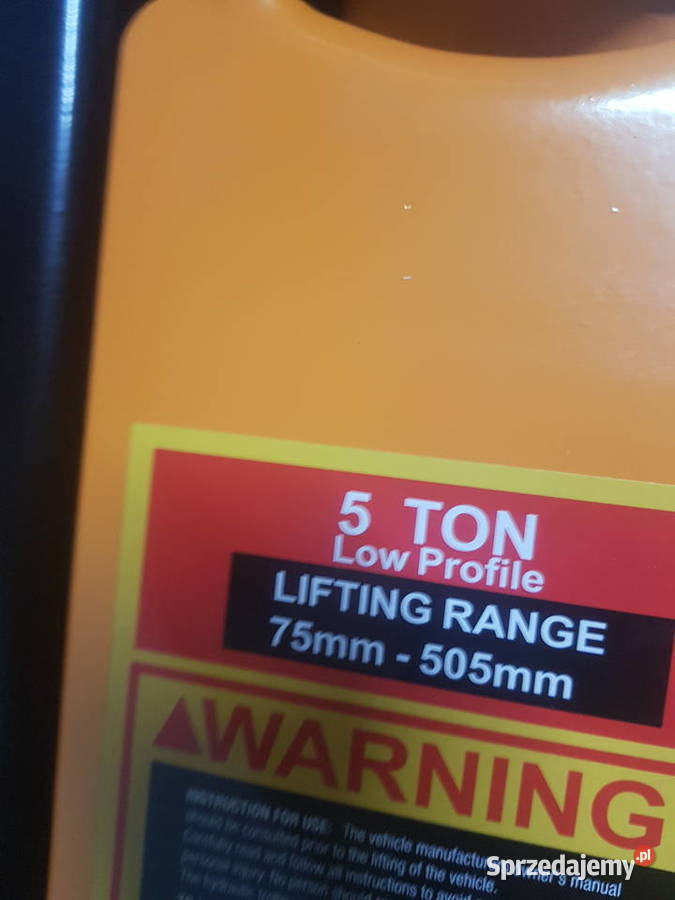 ŻABA 5Ton hazard PODNOŚNIK HYDRAULICZNY 2TŁokowy Głogowa