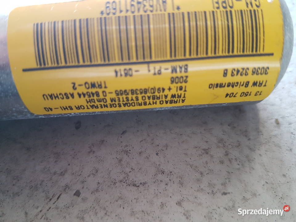 OPEL CORSA D KURTYNA POWIETRZNA LEWA PRAWA 5 wielkopolskie Turek