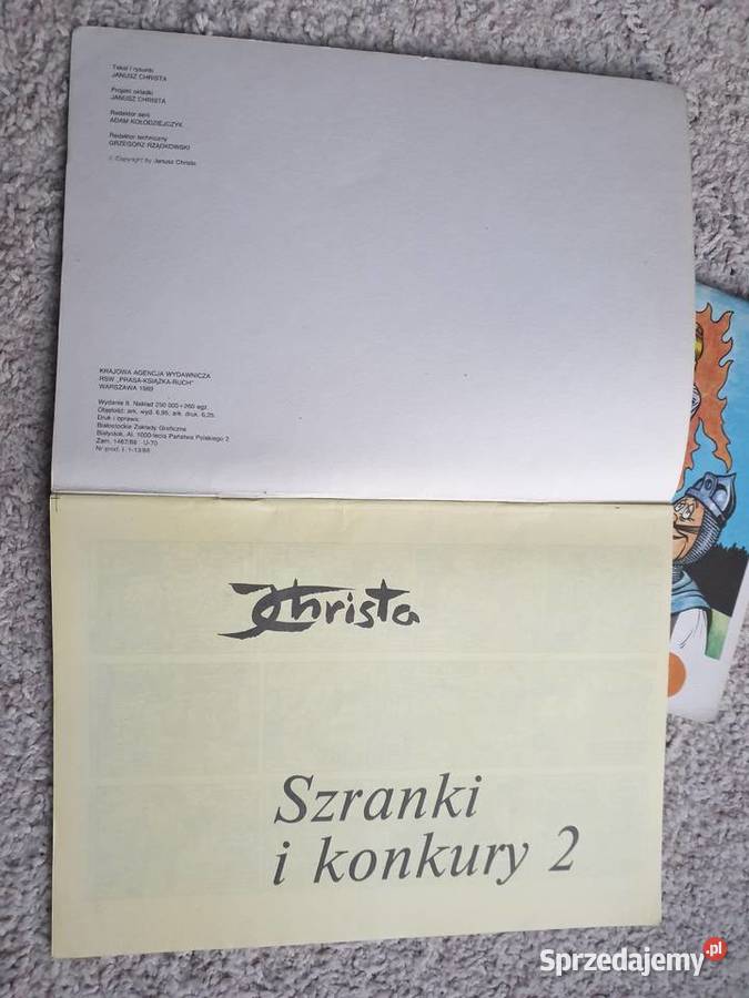 Szranki i Konkury cz1 i 2 Janusz Christa wyd2 Rok wydania 1989 pomorskie Gdynia sprzedam