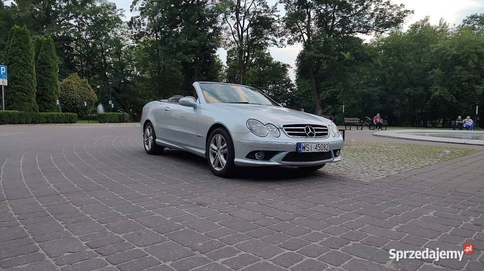 Mercedes CLK w209 30 V6 231 kabrio 2006r srebrny Mińsk Mazowiecki