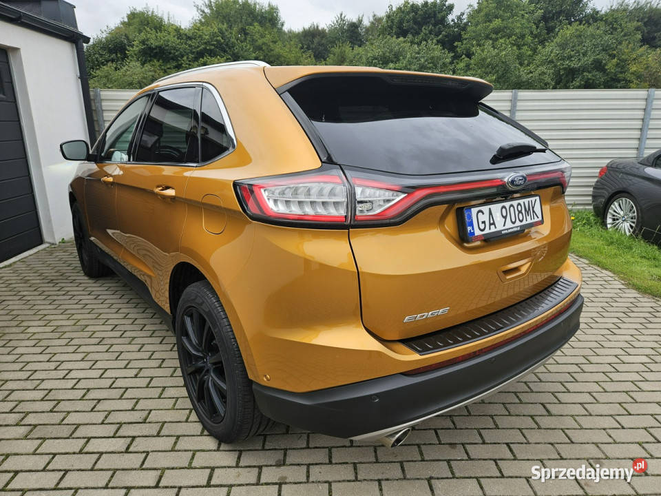 Ford EDGE 20 180 TITANIUM manual BEZWYPADEK kamera cofania Gdynia