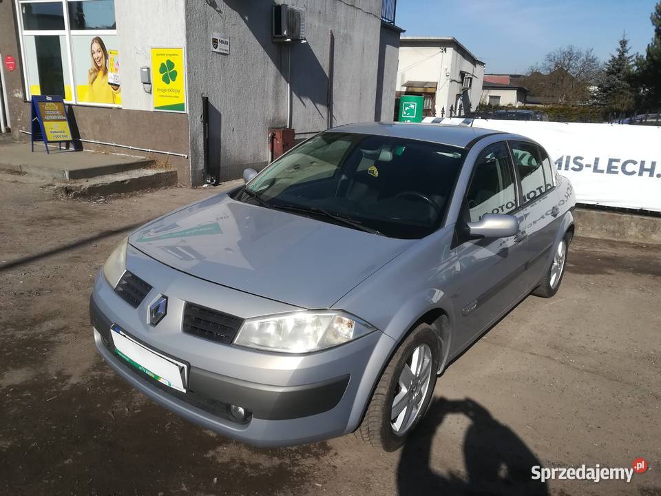 RENAULT MEGANE II 16i 2004r GAZ SEDAN tempomat Bydgoszcz