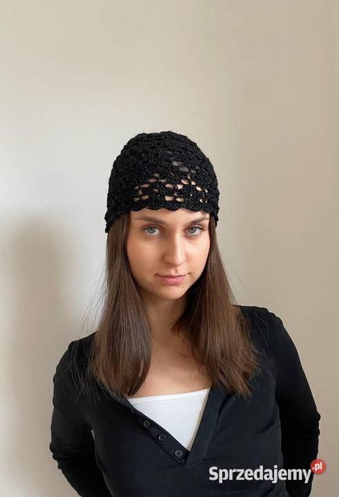 Ażurowa czapeczka dokerka Jastków