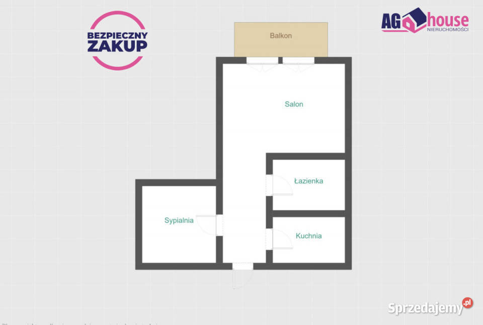 sprzedaży mieszkania Gdańsk 38m2 2 pokoje