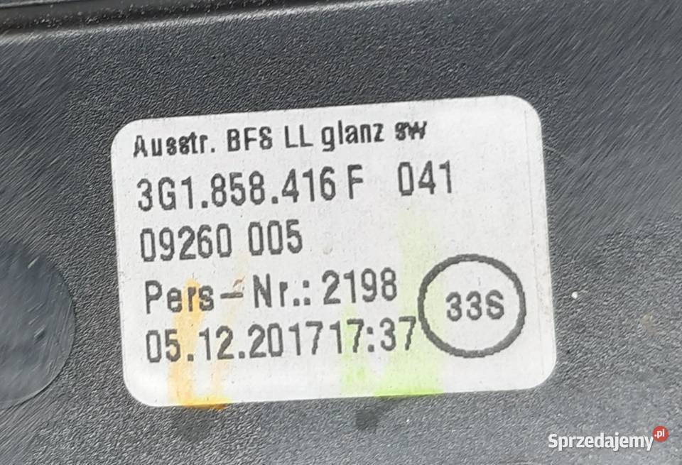 KRATKA NAWIEWU ŚRODKOWA VW ARTEON PASSAT B8 Części samochodowe Mielęcin