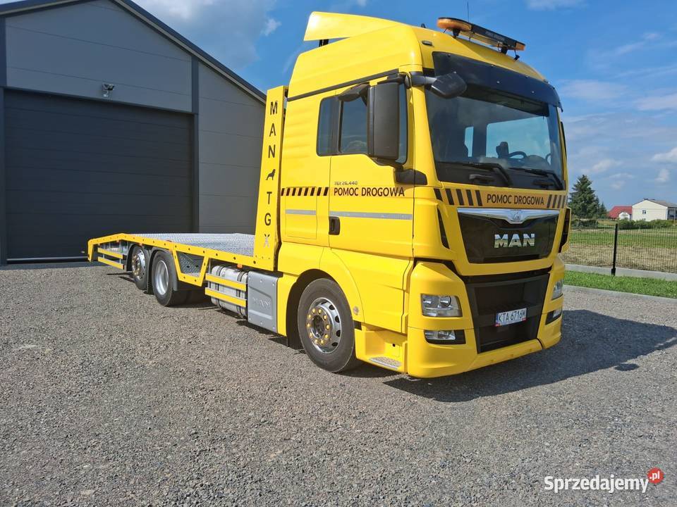 MAN TGX 26440 Pomoc Drogowa Laweta PERFEKT STAN 840000km Autolawety małopolskie Tarnów