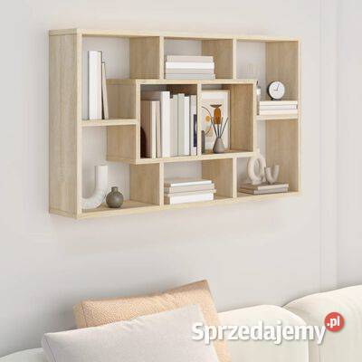 vidaXL Półka ścienna dąb sonoma 85x16x525 Warszawa