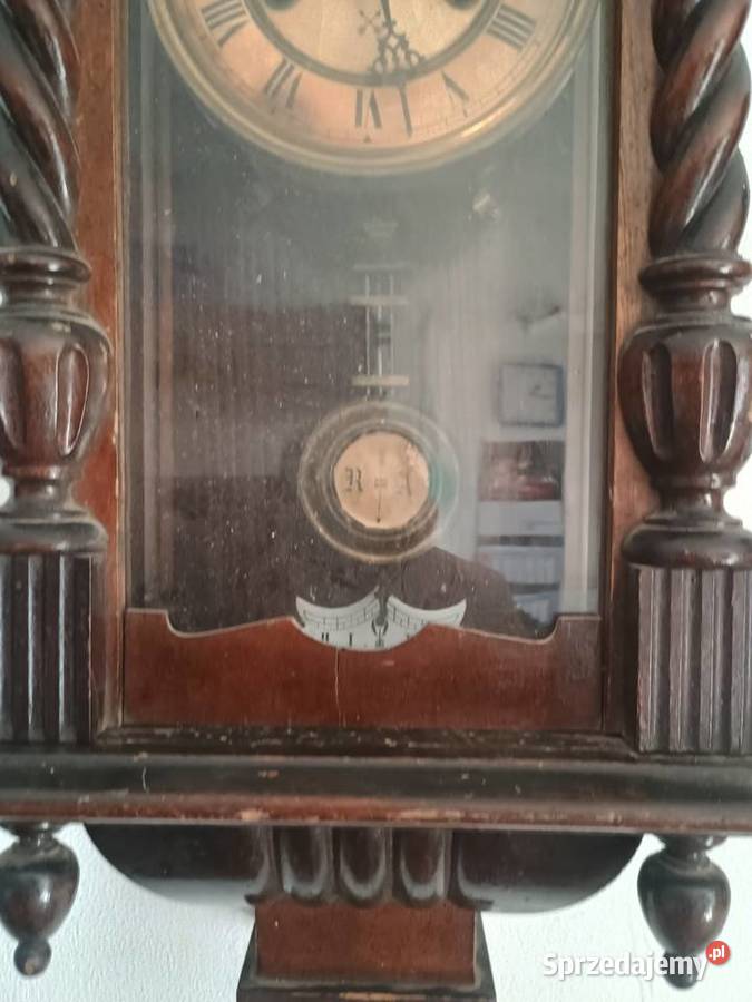 Wiszący zegar ścienny johans drewno Rzeszów