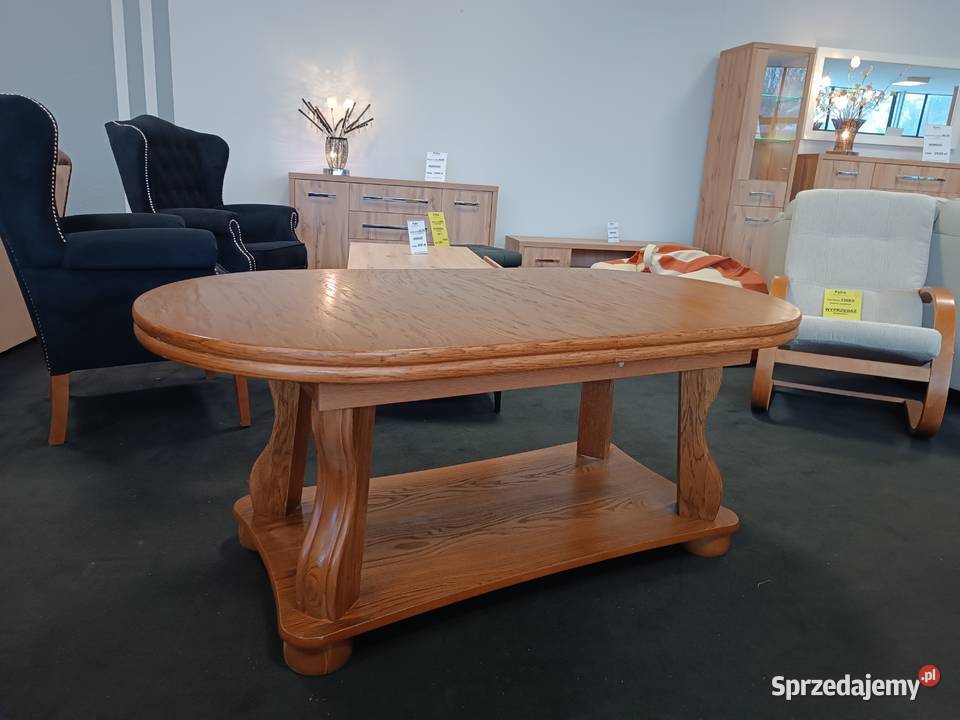 Nowa ława Dębowa OWALNA ROZKŁADANA do 200 70 Olesno