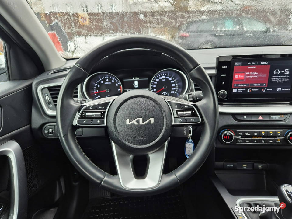 Kia Nowy Ceed 15 TGDI 160 6MT Wersja M Gwarancja czujnik parkowania Łódź