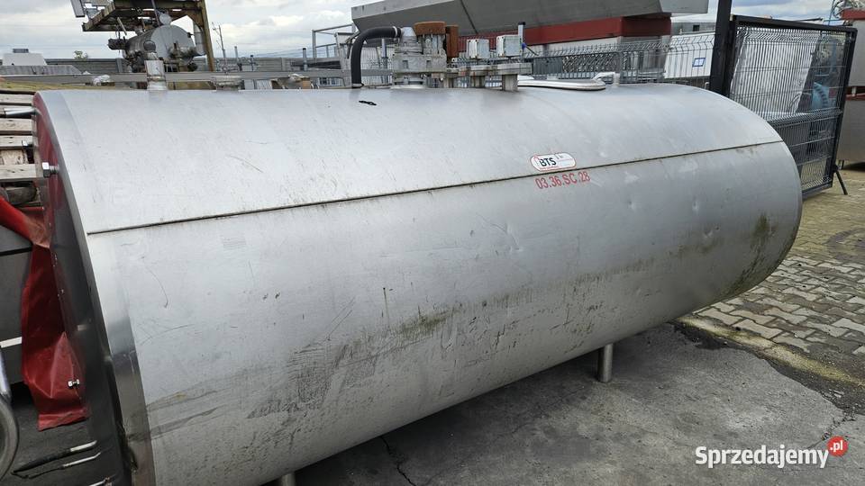 Zbiornik na mleko itpz mieszadłem 2500 litrow Krotoszyn