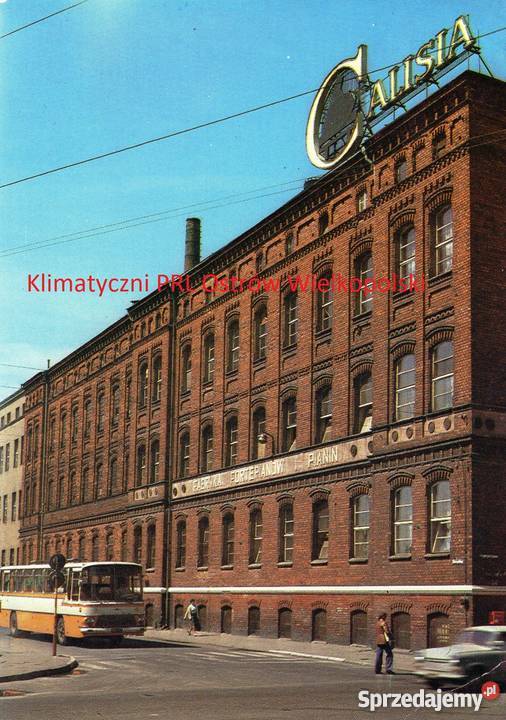 Kalisz pocztówka Fabryka Fortepianów i Pianin śląskie sprzedam