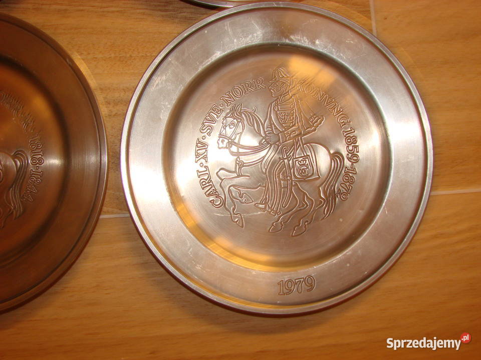 Scandia Ten cynowy talerz Gunnar Ander design Pruszcz Gdański