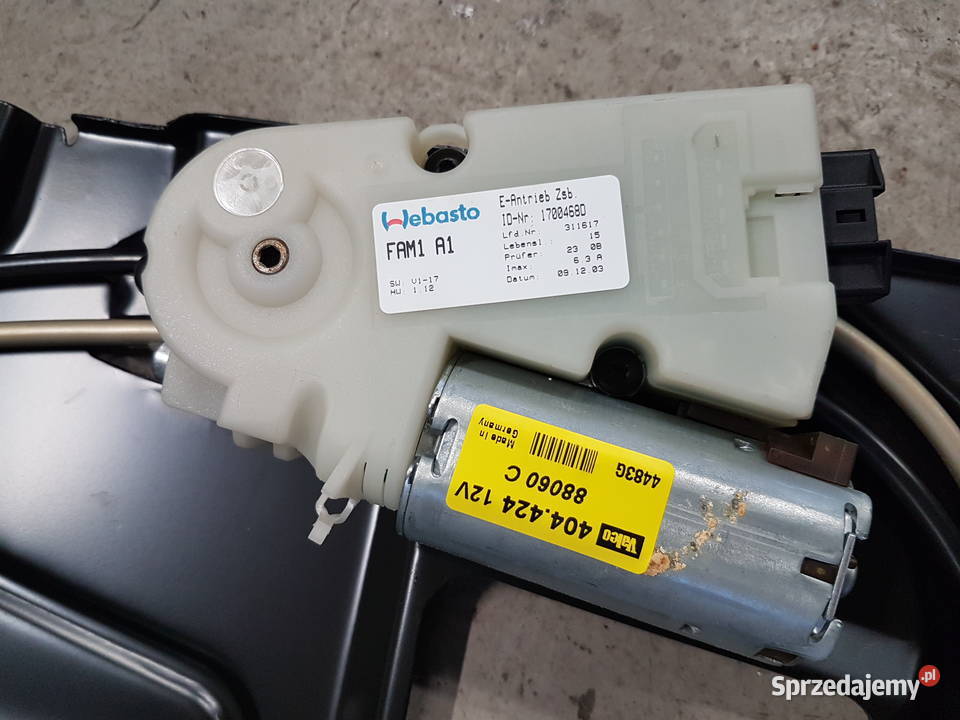 PEUGEOT 307 SW KOMBI ROLETA SZYBY DACHU Turek sprzedam
