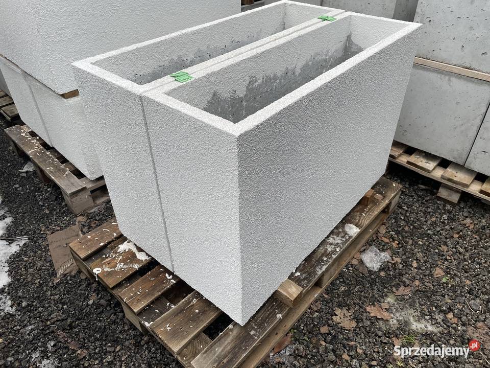 Donica betonowa Ogrodowa arhitektoniczna małopolskie Pogórska Wola