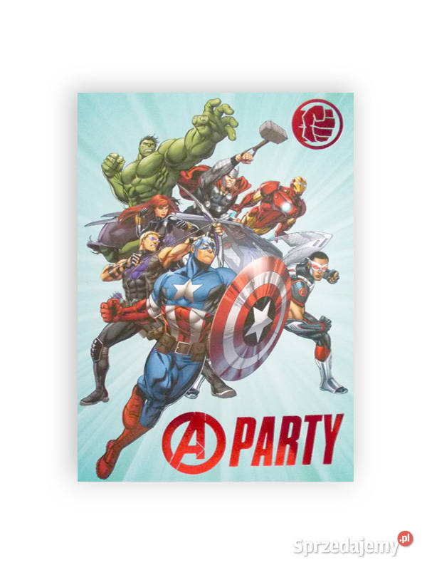 avengers zaproszenia chłopca marvel zaproszenia Łódź