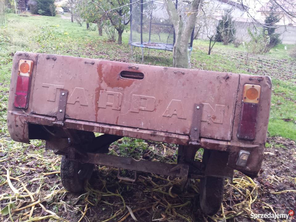 unikatowa przyczepka Tarpan burtowe