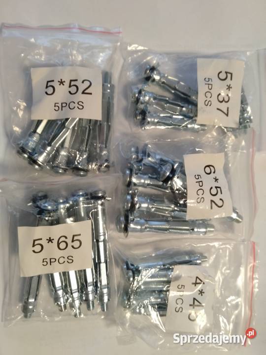 kołek śruba MOLLY do płyty GK zestaw 5x 5 Zamość