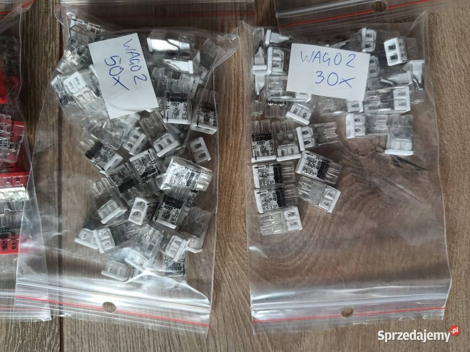 50sztuk szybkozłączka instalacyjna wago 2 x 25mm