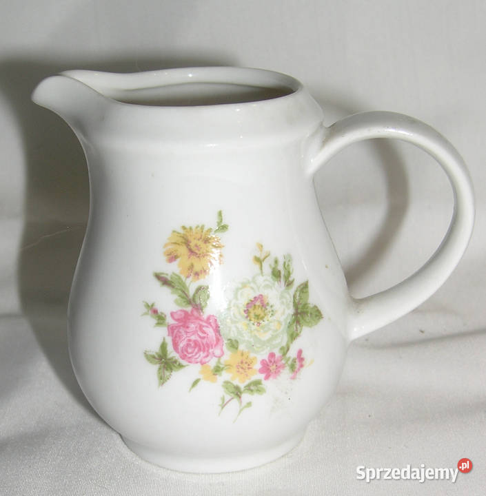 mlecznik vintage Kahla porcelana kwiatyD Bartków