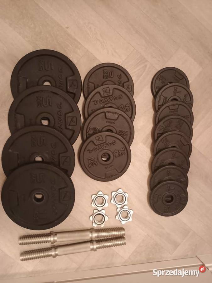 Ławeczka regulowana i hantle 2x 20 Sprzęt do ćwiczeń Kraków