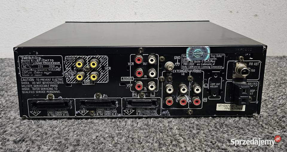 Tuner sound processor Technics STCH770 Radioodtwarzacze małopolskie Kraków