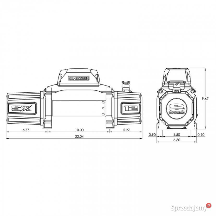 Wyciągarka elektryczna Superwinch SX12SR 12V z Off-road Pasłęk