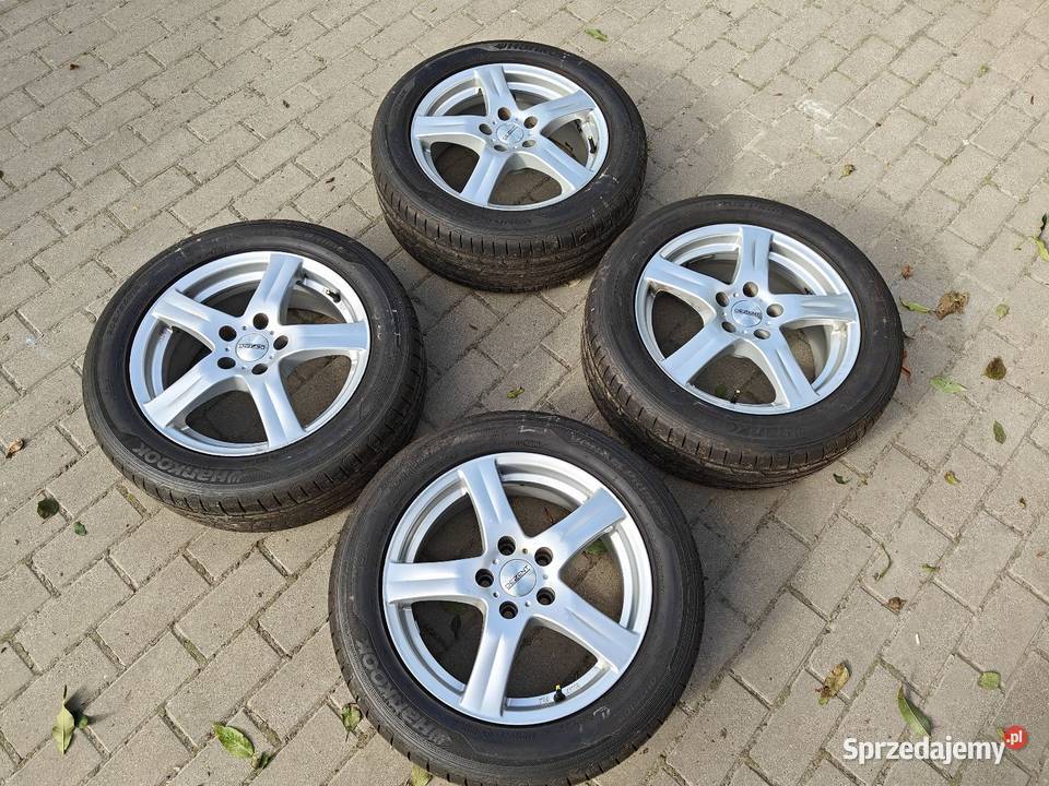 Koła letnie alufelgi Dezent 5x108 opony Hankook Brodnica