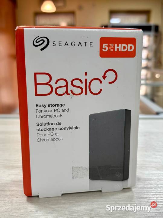 Dysk zewnętrzny HDD Seagate Basic 5TB USB