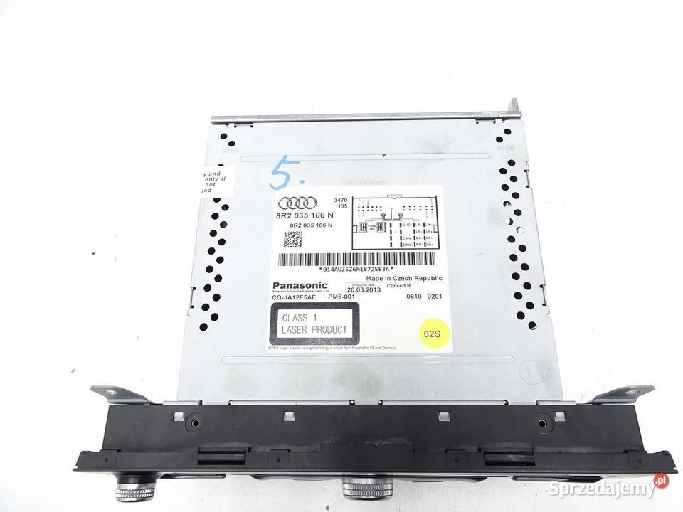 RADIO CD ZMIENIARKA 8R2035186N AUDI A4 B8 A5 8T