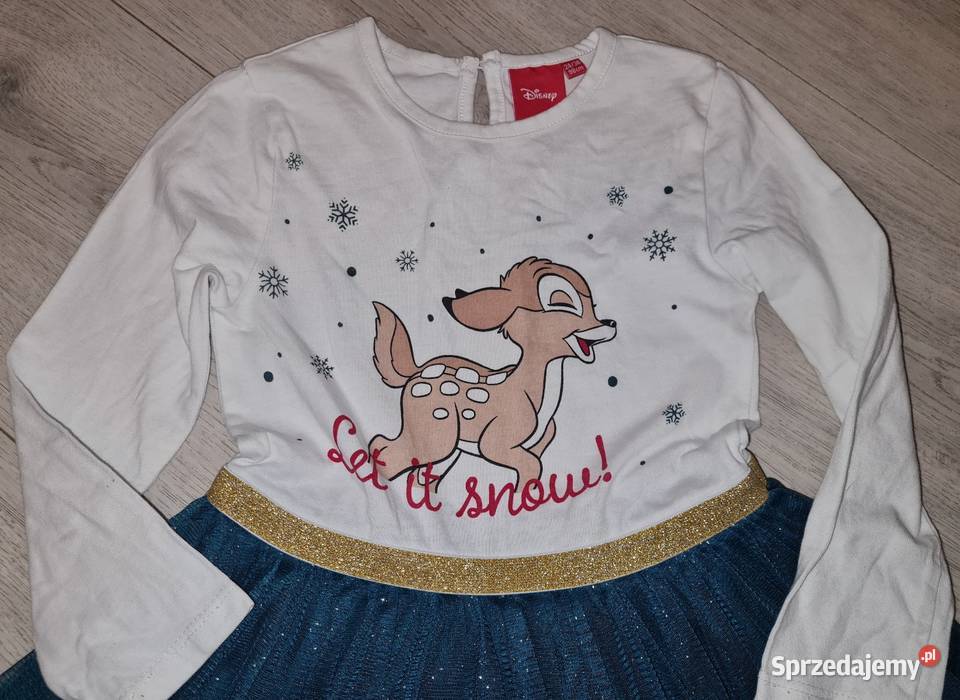 Sukienka dziewczynka princeska Bambi 98 łódzkie Łódź