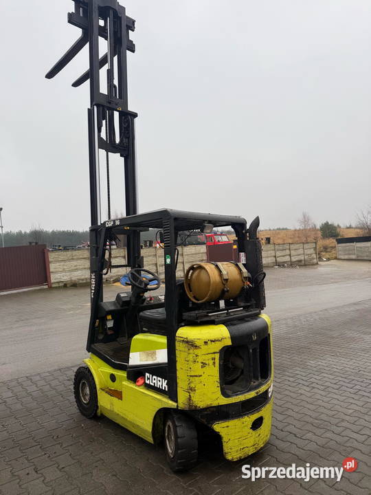 wózek widłowy CLARK CGP16 VW LPG Triplex 44m Działoszyn