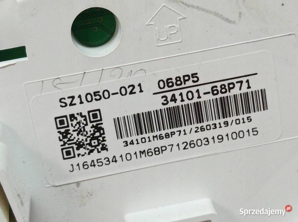 LICZNIK 3410168P71 12 B 89 Suzuki Baleno II Rok produkcji 2019