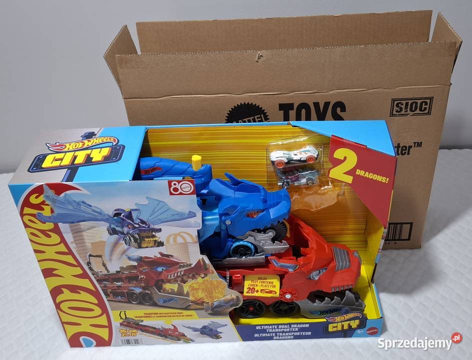 Hot Wheels Ultimate dual dragon transporter Czeladź