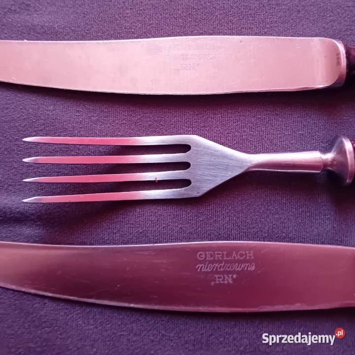 Komplet 6 widelców i 6 noży stołowych Gerlach z