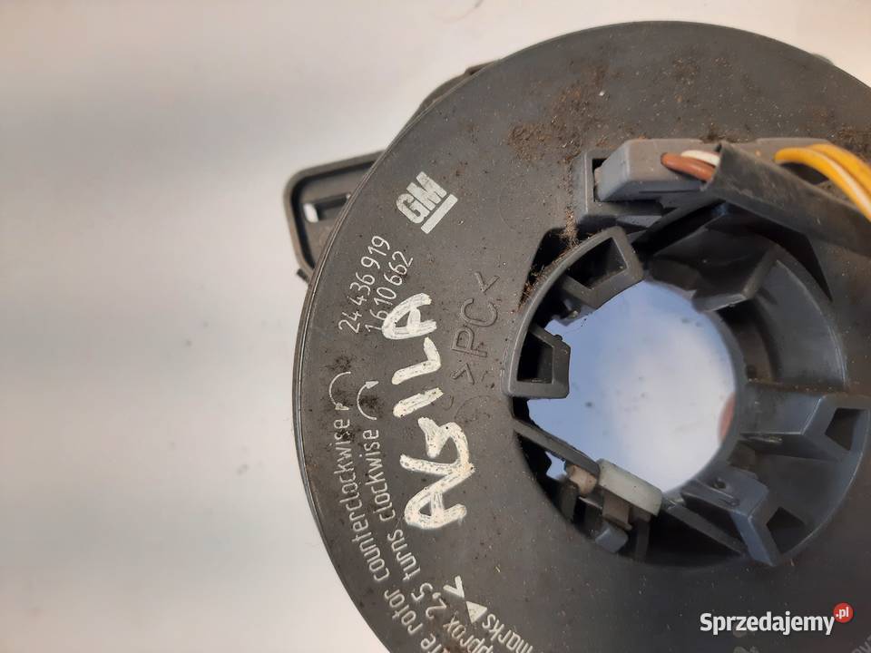 Opel Agila A taśma zwijak poduszki Air Bag osobowe Ksawerów