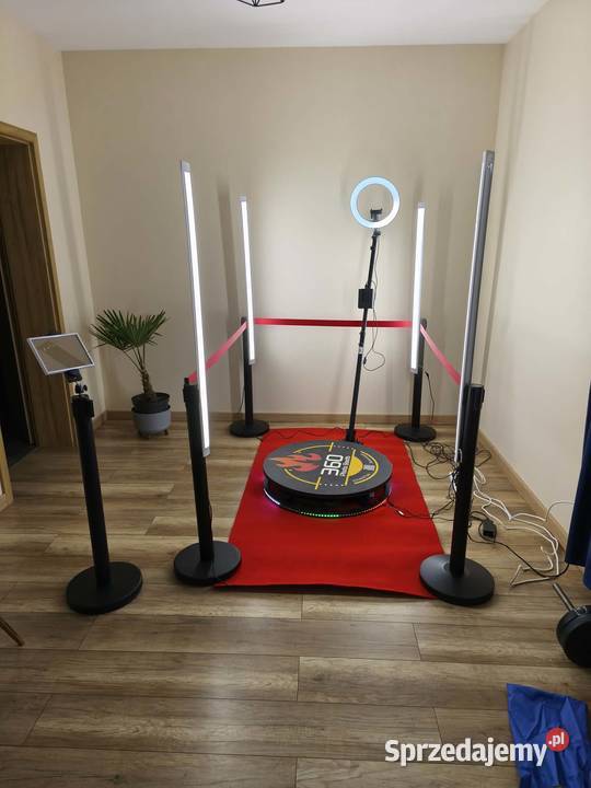 Fotobudka 360 platforma 80 słupki ogrodzeniowe Lublin