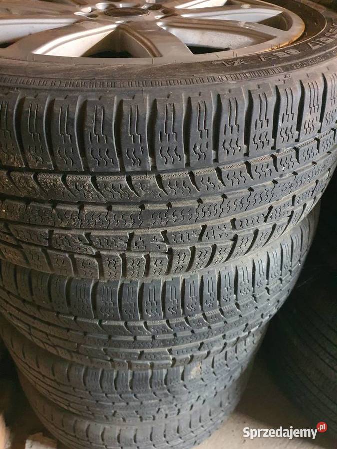 ALUFELGI Z OPONAMI ZIMOWYMI AUDI 215X55X17 Łęg Tarnowski