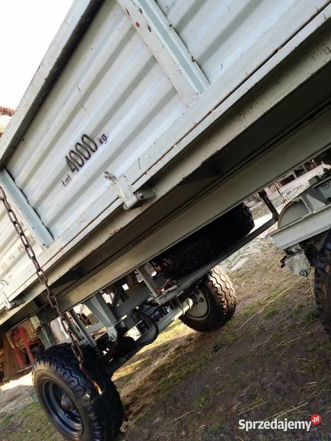 Przyczepa rolnicza wywrotka Sanok D 732 wywrotka Nysa