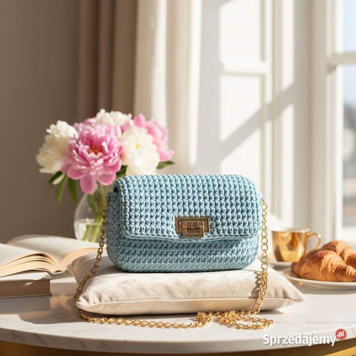 Elegancka torebka Handmade luksusowe wnętrze