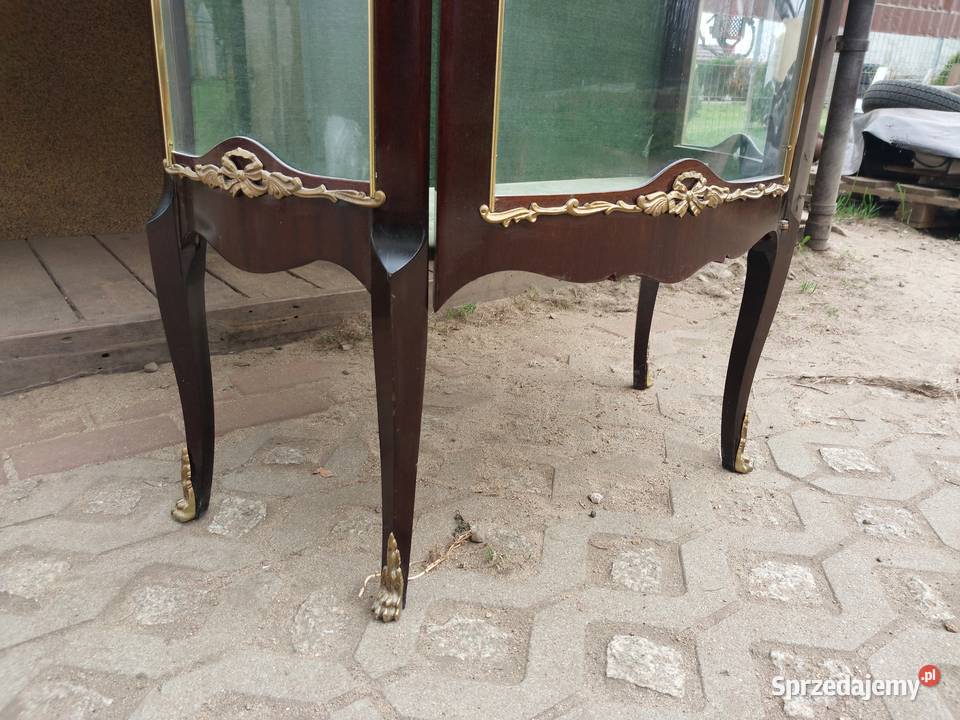 Stylowa witryna LUDWIK XV Serwantka Gablota Przybiernów