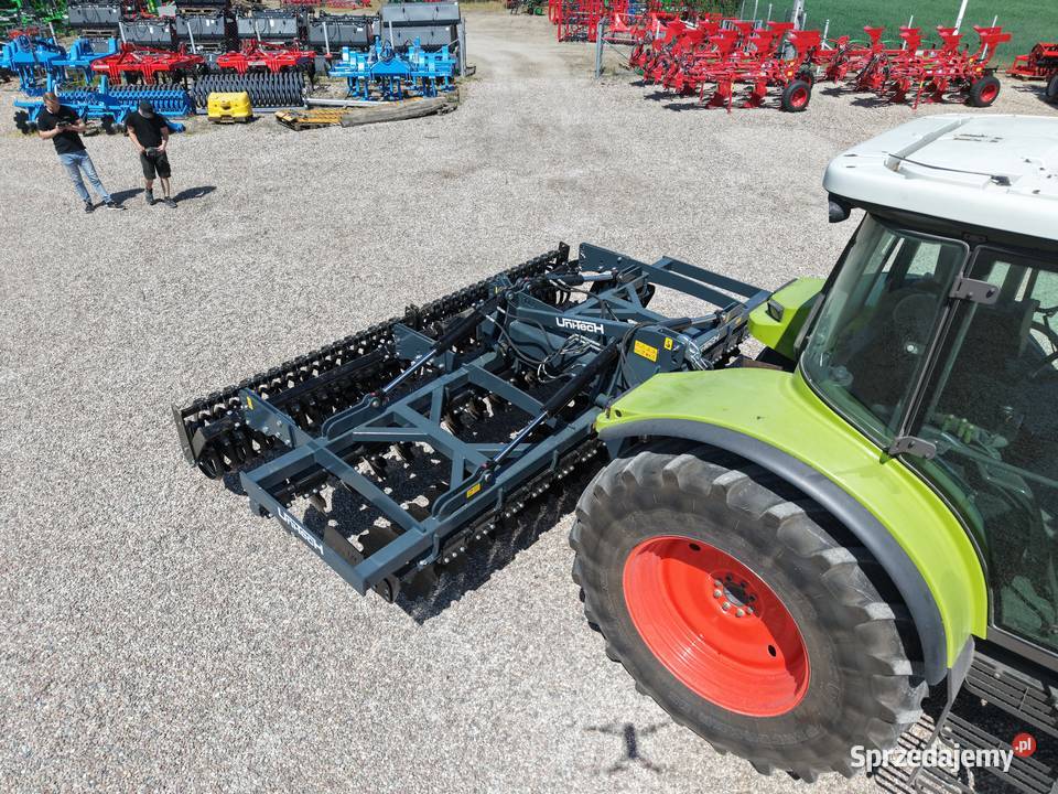Brona talerzowa 4m Hydrauliczna UNITECH 3m 2500 nieuszkodzony mazowieckie