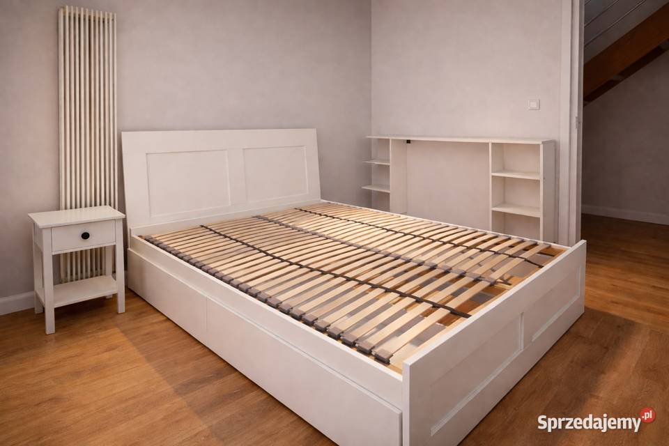 ikea lnset 160x200 łóżko ze stelażem i Wrocław