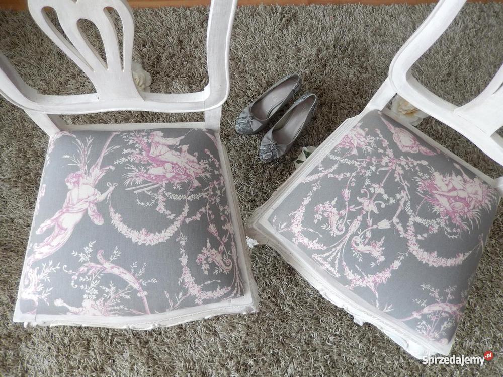 krzesło krzesła shabby chictoilescenki rodzajowe Lubin