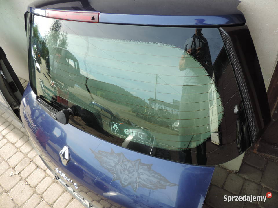 RENAULT SCENIC II 2 KLAPA TYŁ TYLNA BAGAŻNIKA Klapy bagażnika Motoryzacja Nowy Sącz