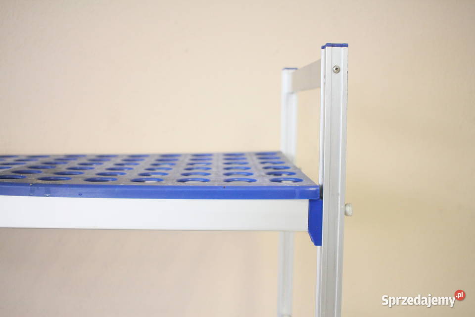 Regał aluminiowo polietylenowy 4 półki szer 125 Pszczyna